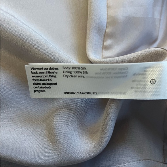 Eileen Fisher 100% Silk Robe - Picture 3 of 3